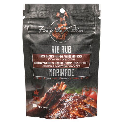 Fire In The Kitchen - Rib Rub Seasoning