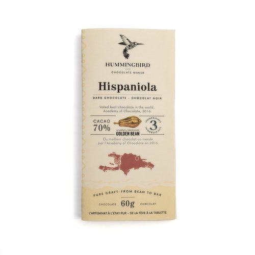 Hummingbird Chocolate - Hispaniola 70% Dark