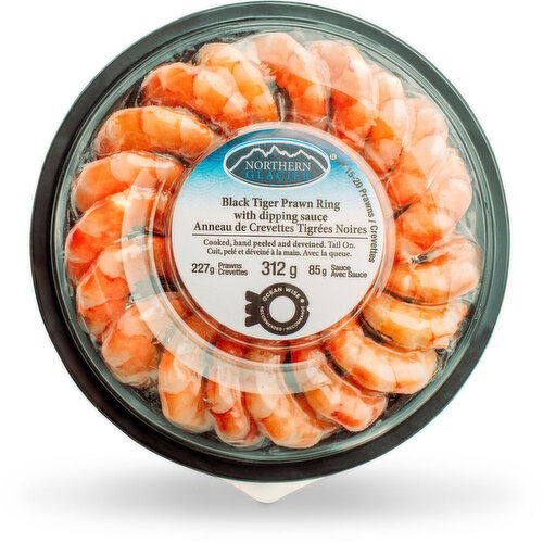 Northern Glacier - Black Tiger Prawn Ring