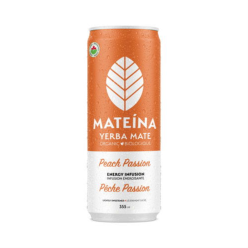 Mateina - Yerba Mate Energy Peach Passion