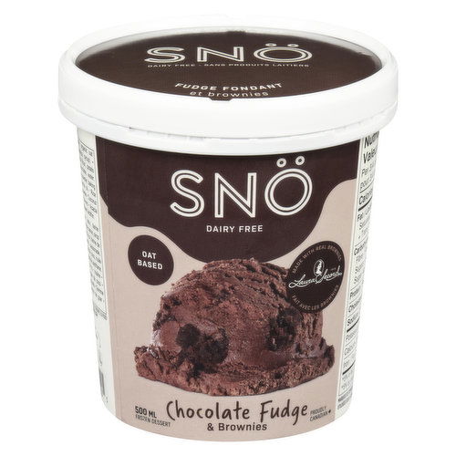 Sno - Frozen Dessert Chocolate Fudge Brownie