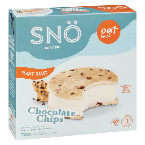 Sno - Frozen Dessert Chocolate Chip Sandwich