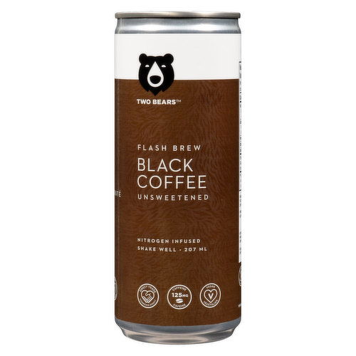 Two Bears - Flash Brew Black Coffee Original Unsweetened