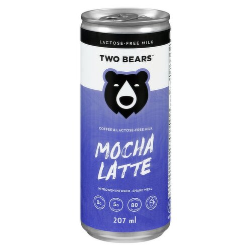 TWO BEARS - Non Dairy Latte Mocha Rtd