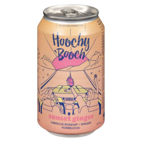 Hoochy Booch - Sunset Ginger Kombucha