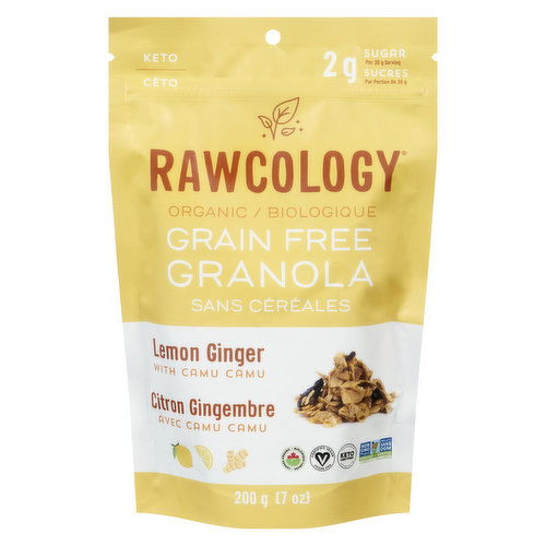 Rawcology - Raw Crunch Granola Lemon Ginger