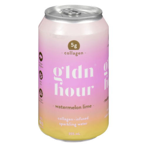 gldn hour - Collagen Sparkling Water Watermelon Lime