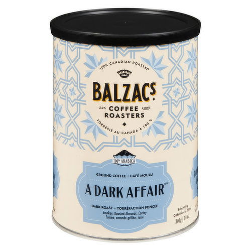 Balzacs - Stout Roast Ground Coffee - A Dark Affair