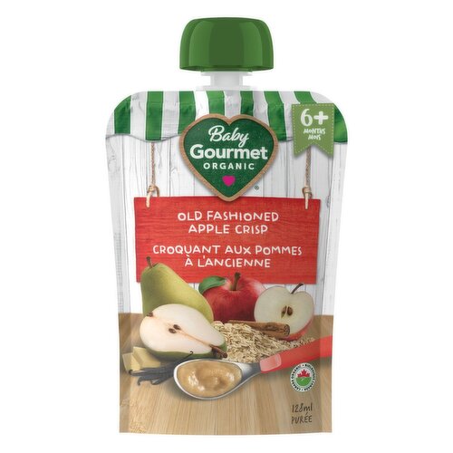 Baby Gourmet - Organic Baby Food - Old Fashioned Apple Crisp