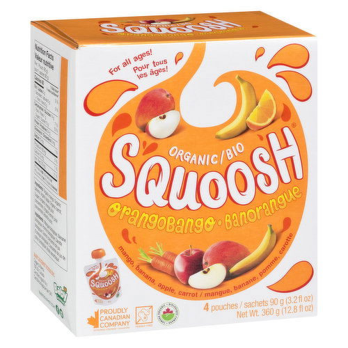 Kids Gourmet - Organic Squoosh - Orange Bango