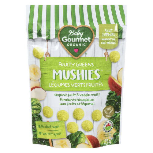 Baby Gourmet - Organic Mushies - Fruity Greens