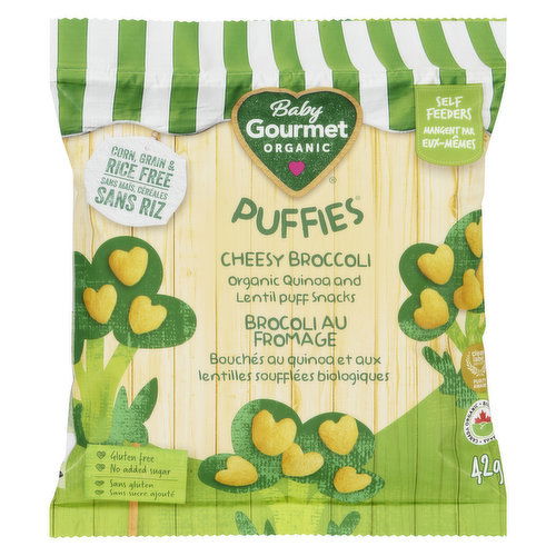 Baby Grourmet - Organic Puffies Cheesy Broccoli