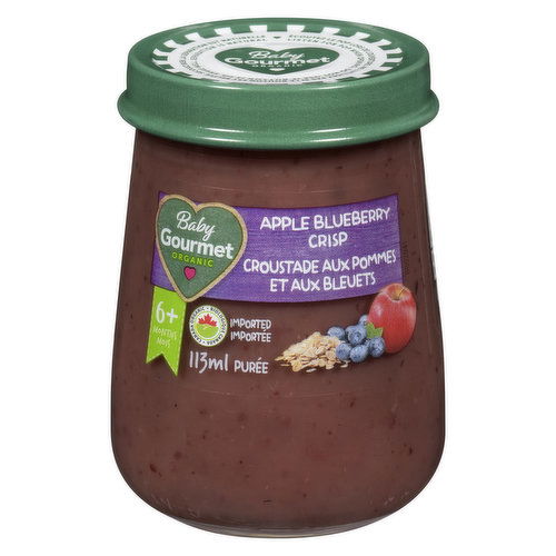 Baby Gourmet - Baby Food, Apple Blueberry Crisp