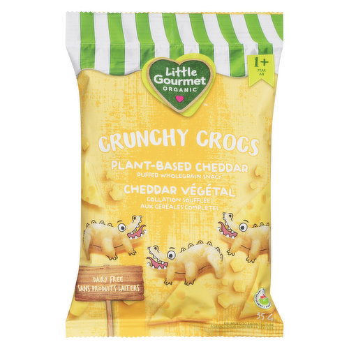 Little Gourmet - Crunchy Crocs Plant Based Cheddar Snack