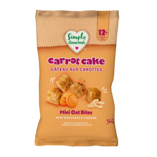Simply Gourmet - Mini Oat Bites Carrot Cake