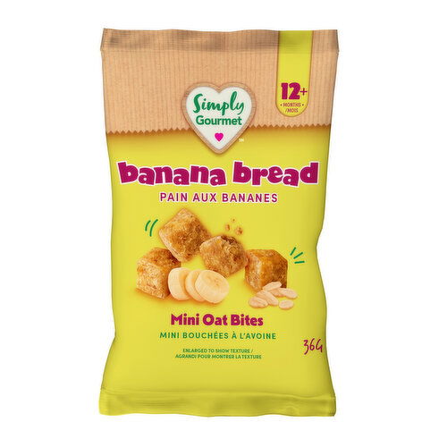 Simply Gourmet - Banana Bread Mini Oat Bites