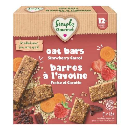 Simply Gourmet - Strawberry Carrot Oat Bar