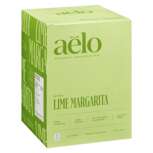 Aelo - Non Alcoholic Lime Margarita 4 PK