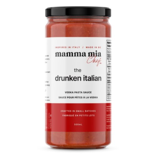 mamma mia Chef - The Drunken Italian Vodka Pasta Sauce