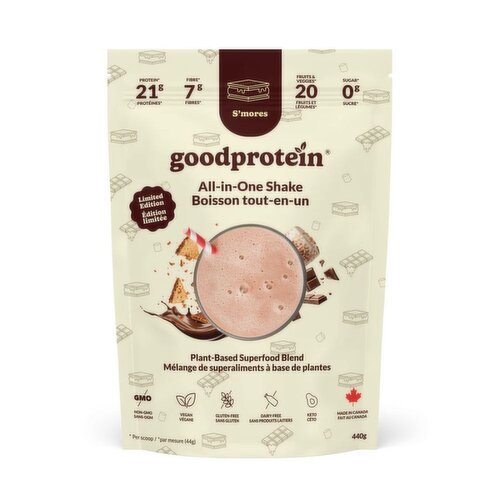 Good Protein - All-in-One Shake, Smores Flavour, Limited Edition