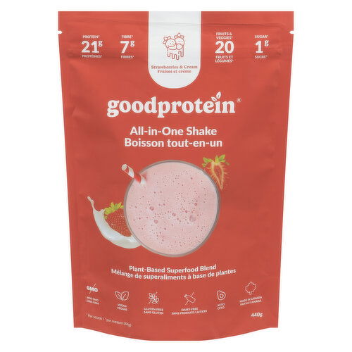 Good Protein - Good Protein Milk Shake Strawb Cream