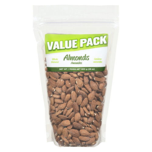 Value Pack - Almonds Whole Natural