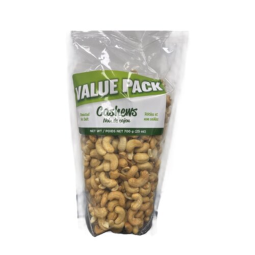 Cashews - Roasted No Salt, Value priced