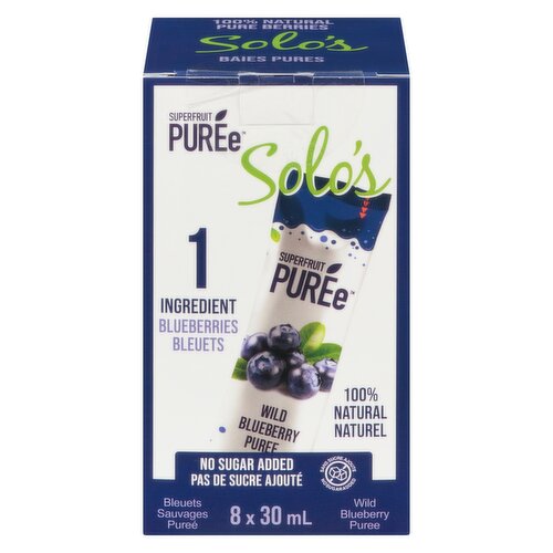 Superfruit Puree - Solo's Wild Blueberry