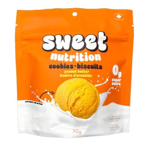 Sweet Nutrtion - Zero Sugar Peanut Butter Cookies