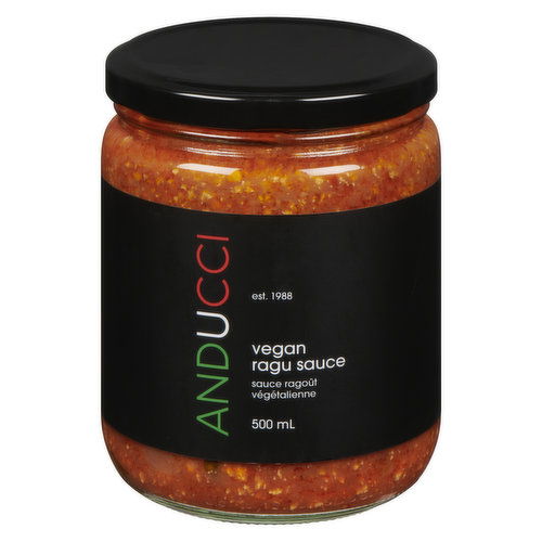 Anducci - Vegan Ragu Sauce