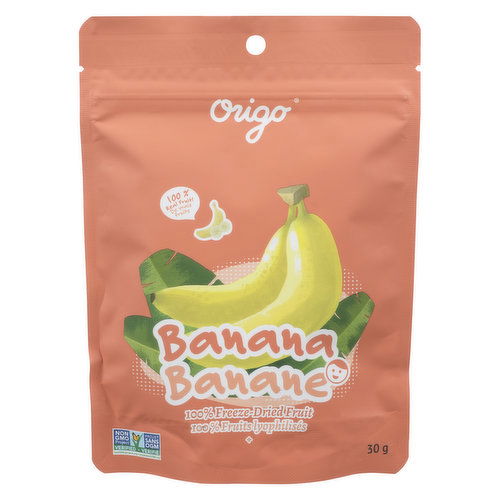 Origo - Banana Freeze-Dried Fruit