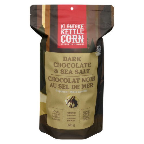 Klondike Kettle Corn - Dark Chocolate & Sea Salt Popcorn