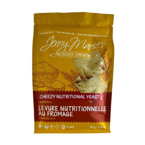 Jenny Marie's - Cheezy Nutritional Yeast Crackers