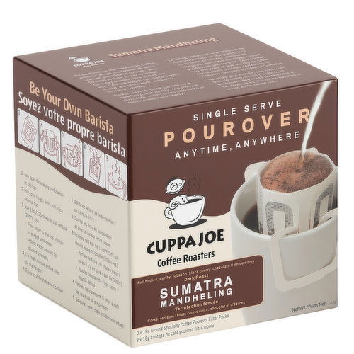 CuppaJoe coffee - Sumatra Mandheling Single