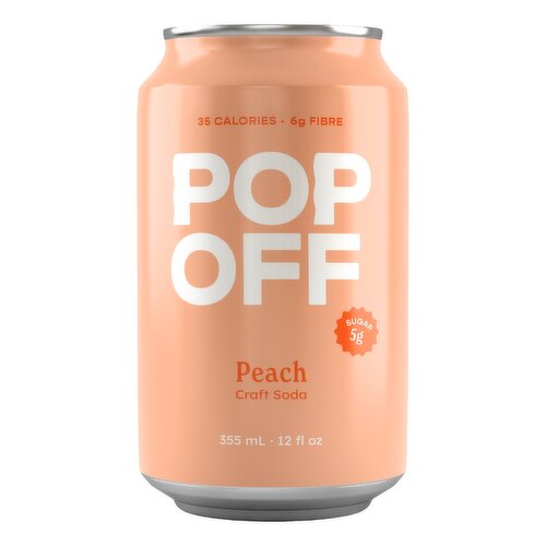 POPOFF - Craft Soda - Peach