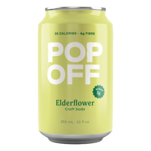 POPOFF - Craft Soda - Elderflower