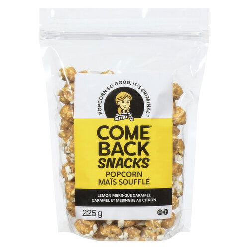 Comeback Snacks - Lemon Meringue Caramel Popcorn