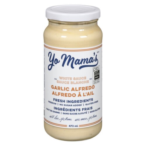 Yo Mama’s - ALFREDO SAUCE ROASTED GARLIC