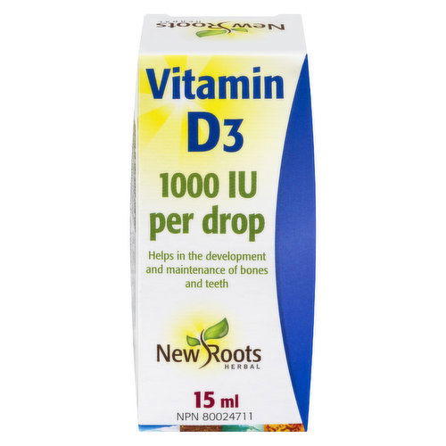 New Roots Herbal - Vitamin D3 Liquid