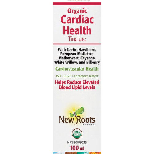 New Roots Herbal - Organic Cardiac Health Tincture