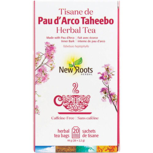 New Roots Herbal - Pau D'Arco Taheebo Herbal Tea