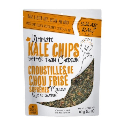 Solar Raw Food - Kale Chips, Better Than Cheddar