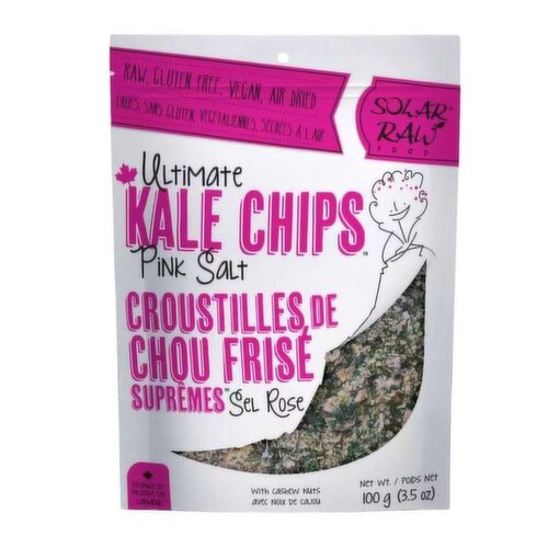 Solar Raw Food - Kale Chips, Pink Salt