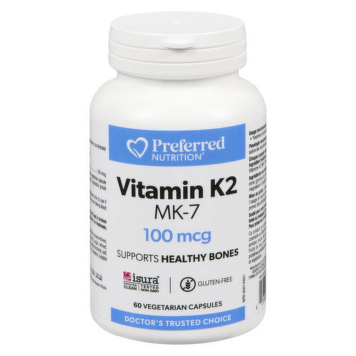 Preferred Nutrition - Vitamin K 100 MCG