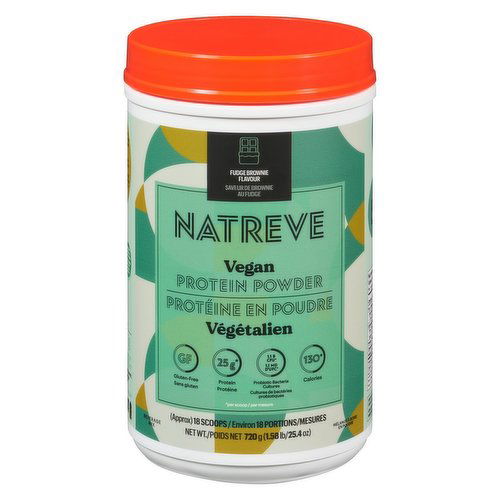 Natreve - Vegan Protein Fudge Brownie