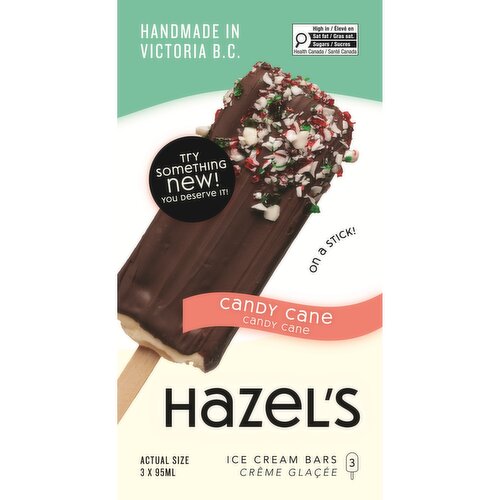 Hazel's - Candy Cane Ice Cream Bars