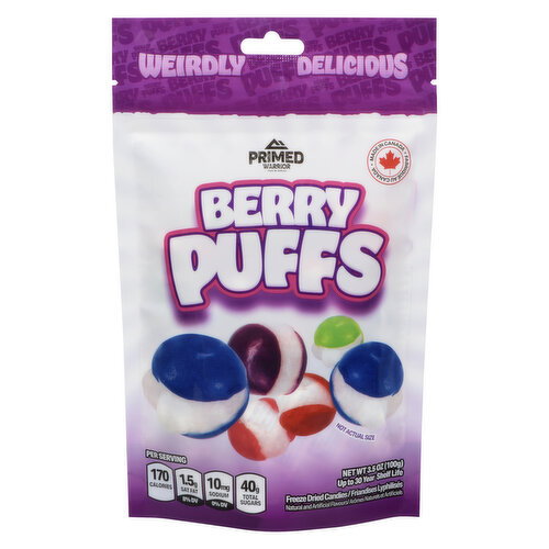 PRIMED WARRIOR - Berry Puffs Freeze Dried Candy