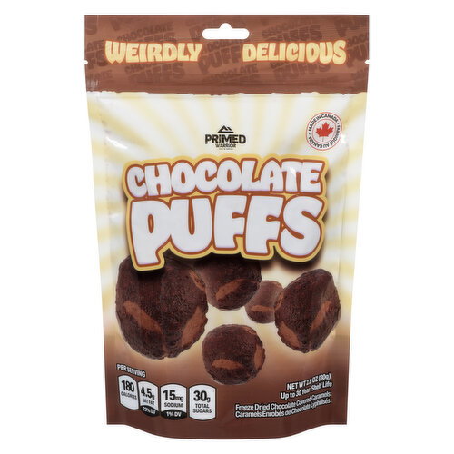 PRIMED WARRIOR - Chocolate Puffs Freeze Dried Candy
