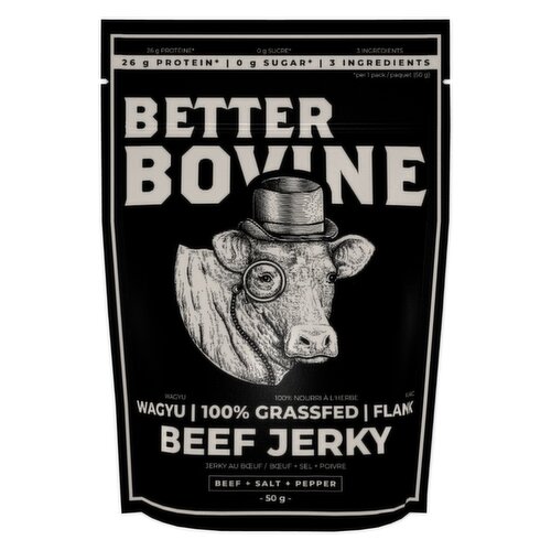 Better Bovine - Grass Fed Wagyu Beef Jerky