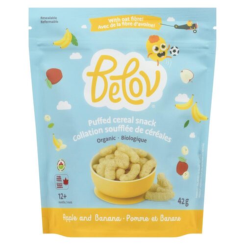 Belov - Puffed Snack Apple Banana Organic
